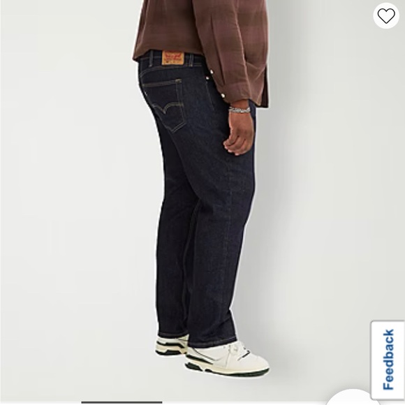 Levi's Big and Tall Mens 541 Tapered Leg Athletic Fit Jean, Size W50 L34 - Picture 6 of 12